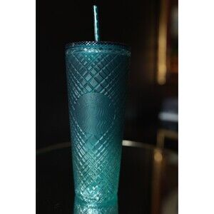 Starbucks Ombre Jade Green Gradient Jewel 24oz Cup Tumbler